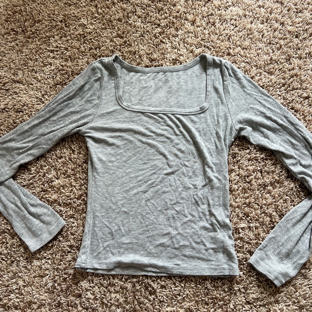Gray Pacsun Women's Long Sleeve Top